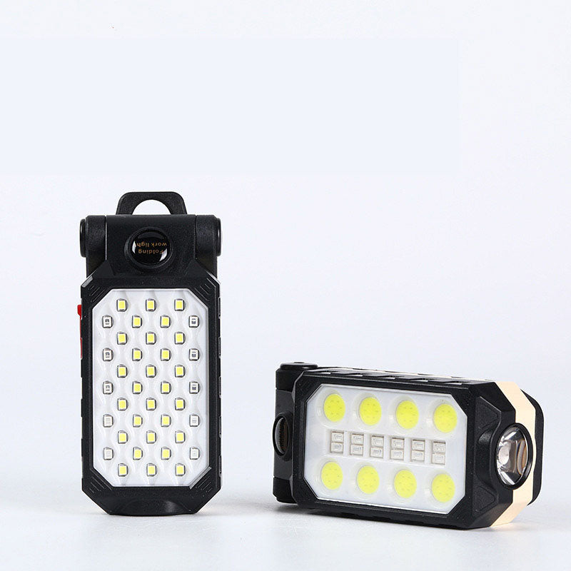 Linterna LED portátil impermeable magnética.